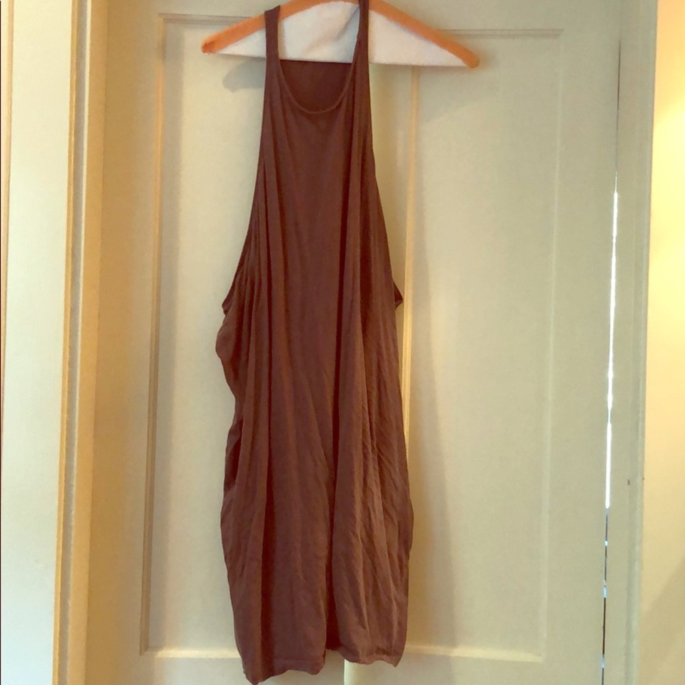 Gray cotton dress/cover up